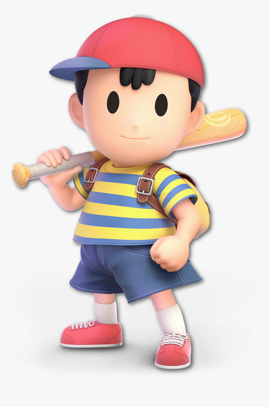 Cartoon Boy Child Toy - Super Smash Bros Ultimate Ness, HD Png Download