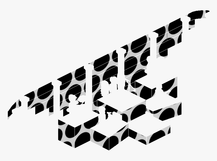 Telão Domino 1 - Monochrome, HD Png Download