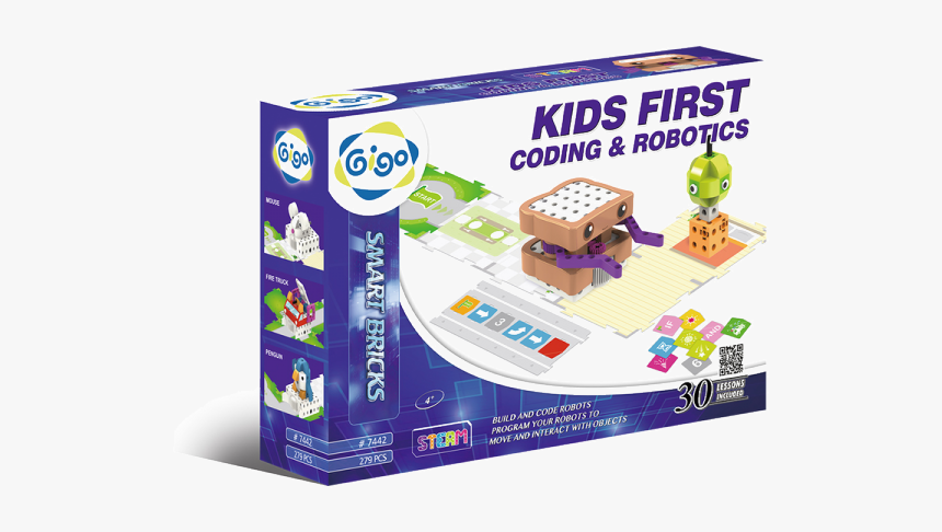 7442 B - Gigo Kid First Coding & Robotics, HD Png Download