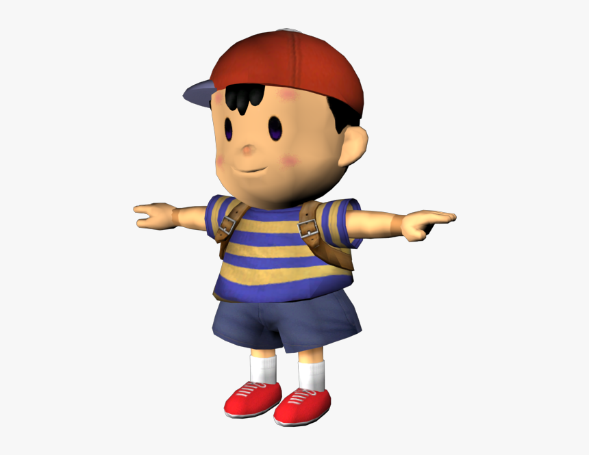#ness #earthbound #mother #videogames #supersmashbros - Earthbound Ness T Pose, HD Png Download