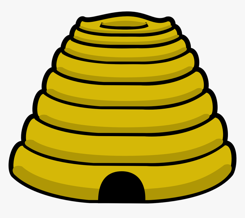 Bee Hive Cartoon Png, Transparent Png
