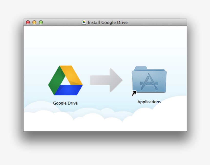 Googledrive7 - Osx Drag To Install, HD Png Download