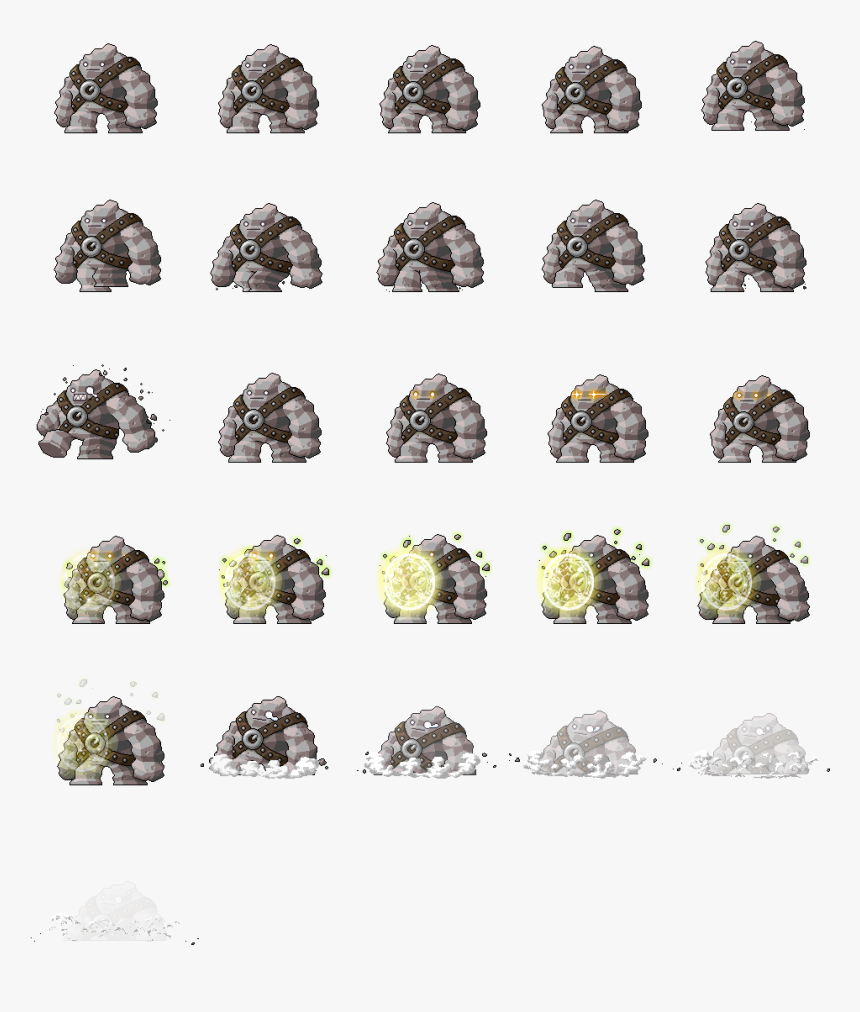 Bem Monster Golem - Igneous Rock, HD Png Download