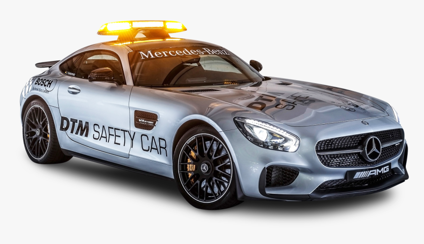 Gray Mercedes Amg Gts Safety Car Png Image - Mercedes Benz Gts Winter, Transparent Png