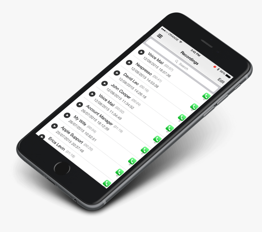 Transparent Iphone Call Png - Samsung Galaxy, Png Download