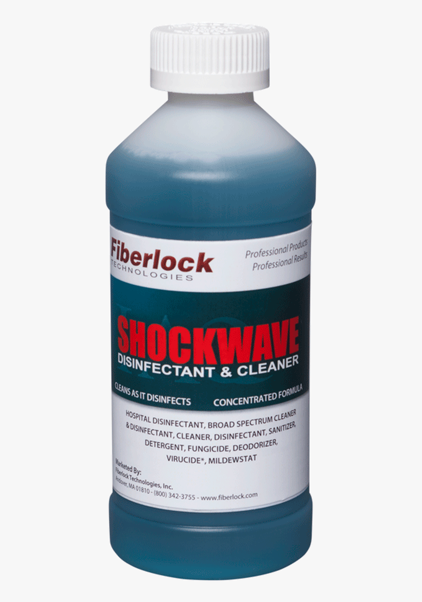 10oz Bottle 2 Pack Fiberlock Shockwave - Fiberlock 1 Gal. Cleaner And Disinfectant 8310-1-c4, HD Png Download