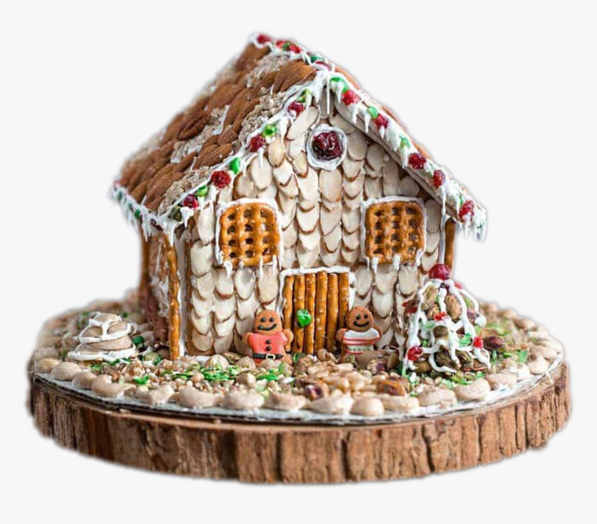 Gingerbread Man House Transparent Images - Ginger Bread House Designs, HD Png Download