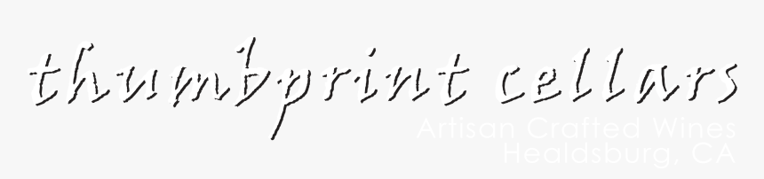 Thumbprint Cellars - Calligraphy, HD Png Download