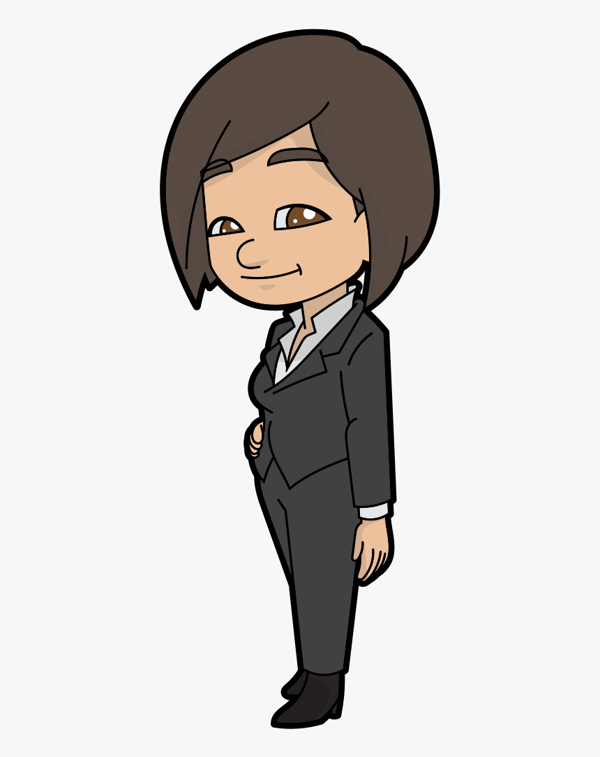 Businesswoman Cartoon Png, Transparent Png
