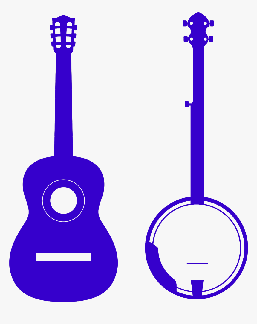Hillbilly Clipart Banjo - Guitar Vector, HD Png Download