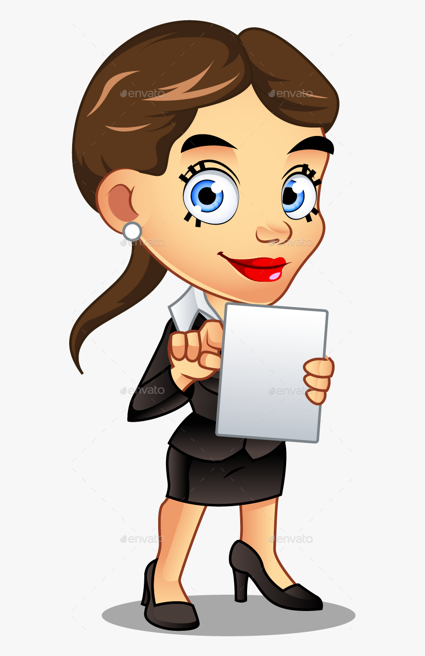 Transparent Cartoon Business Woman, HD Png Download