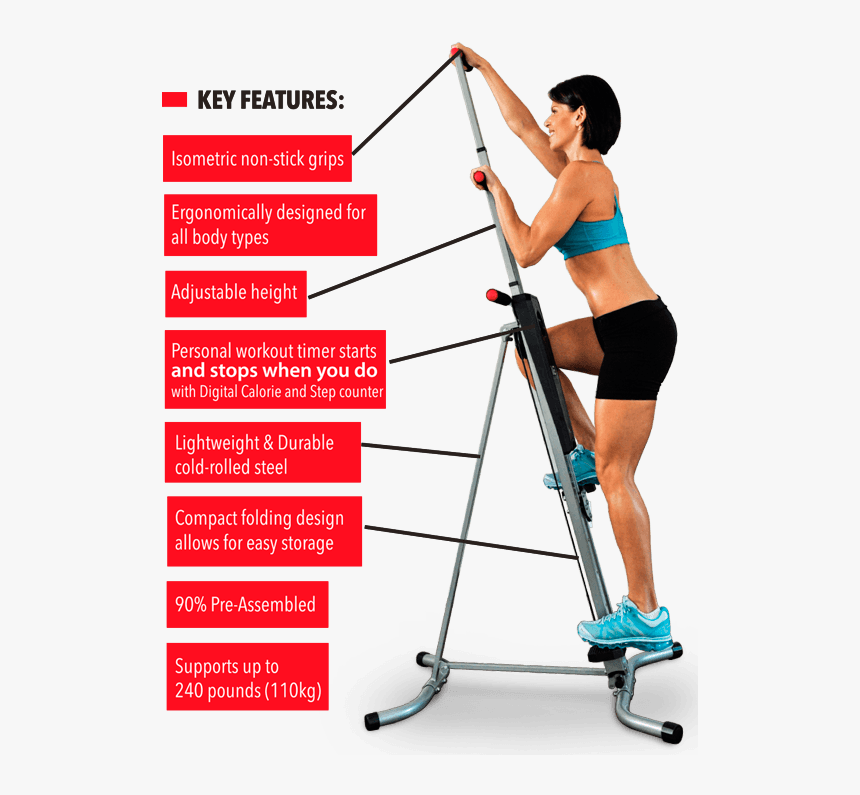 Clip Art Rope Climbing Workout - Maxi Climber, HD Png Download