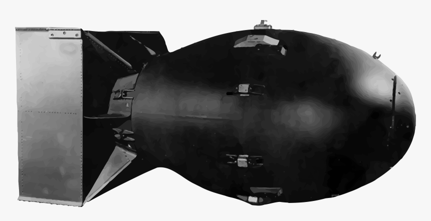 Fat Man Bomb Png - Atomic Bomb Transparent Background, Png Download