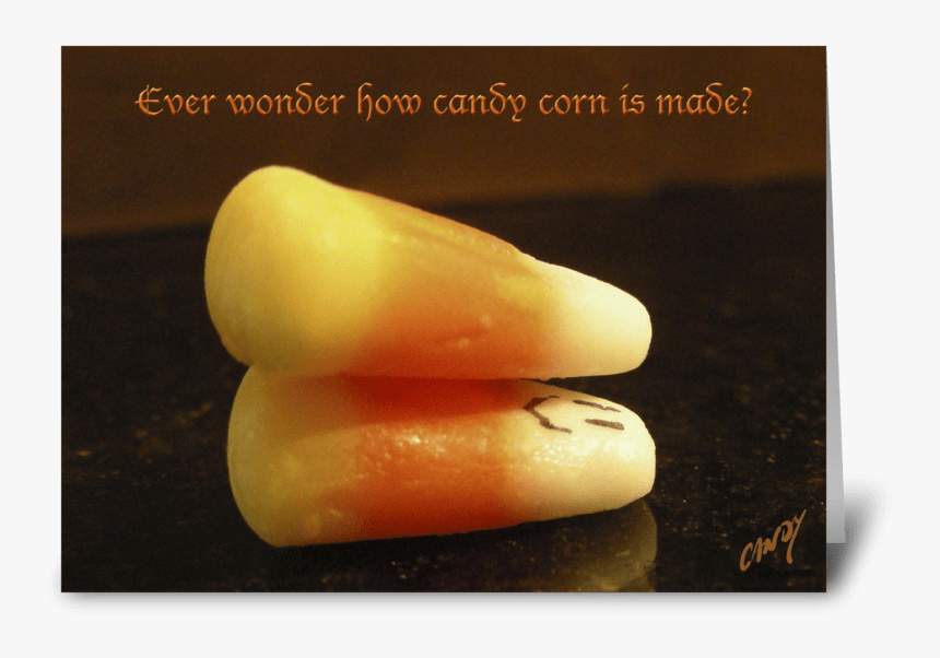 Happy Halloween Candy Corn Greeting Card, HD Png Download