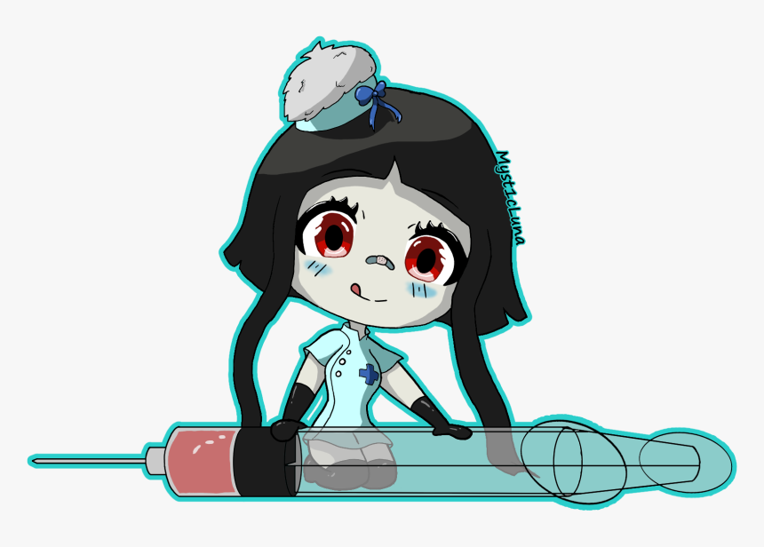 Chibi Nurse Luna - Cartoon, HD Png Download