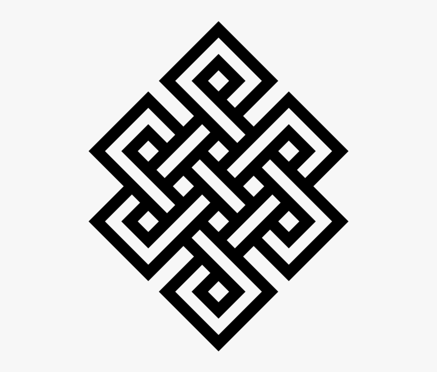 Graphic Design,square,angle - Endless Knot, HD Png Download