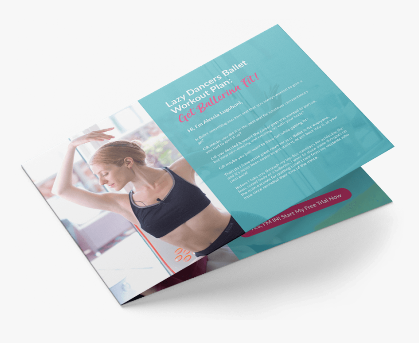 Get Ballerina Fit Free Guide Download - Brochure, HD Png Download