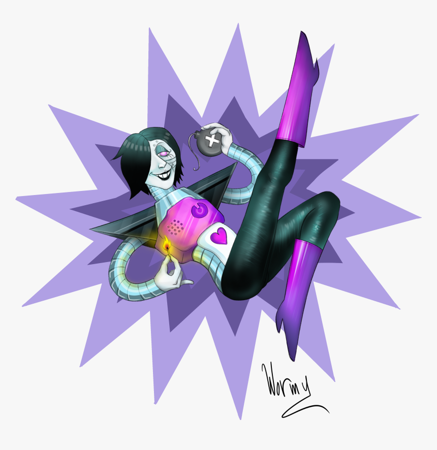 Met A Bomb Mettaton - Graphic Design, HD Png Download
