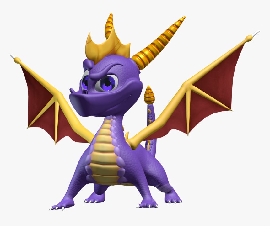 Spyro The Dragon Png - Spyro Tail, Transparent Png