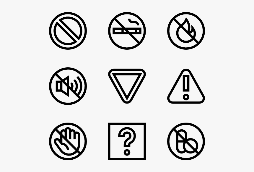 Public Signs - Road Signs Icon, HD Png Download