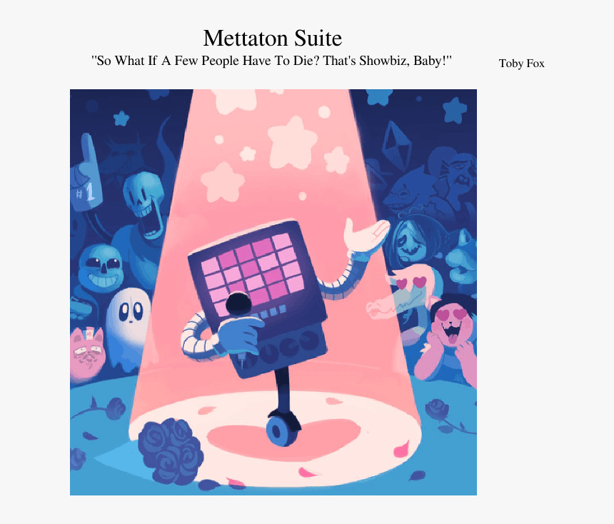 Mettaton Poster, HD Png Download