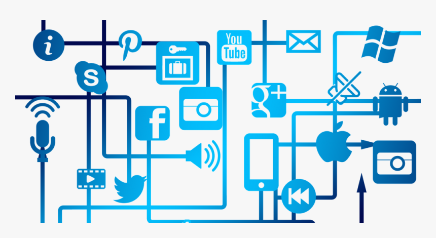 Social Media Network Icons, HD Png Download