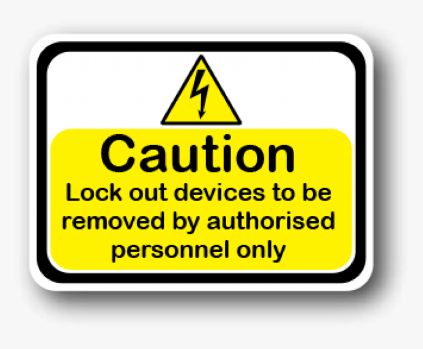 Yellow Caution Adhesive Floor Safety Signs - Signs, HD Png Download