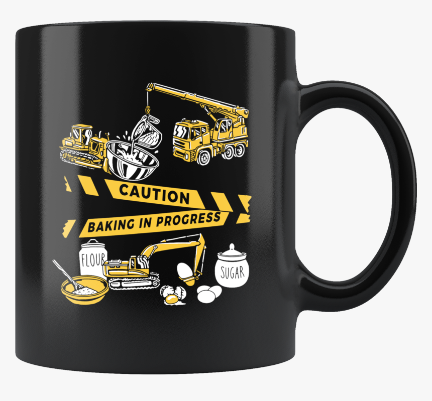 Caution Baking In Progress Mug 
 Class Lazyload Lazyload - Trump Mugs Funny, HD Png Download