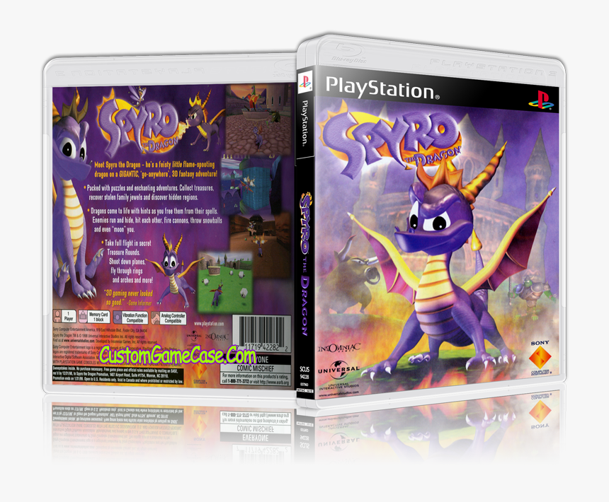Transparent Spyro The Dragon Png - Spyro The Dragon Game, Png Download