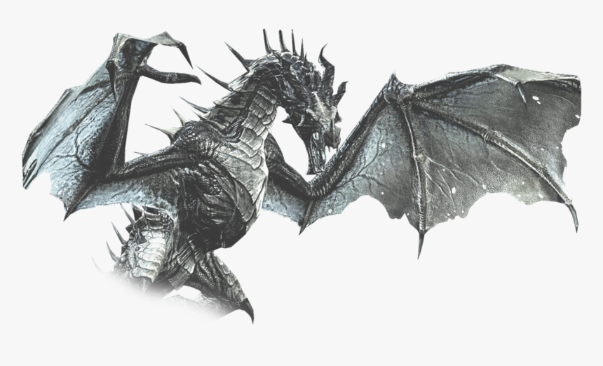 Skyrim Dragon Png, Transparent Png