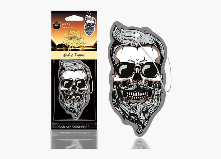 Aroma Car Air Freshener Skull, HD Png Download