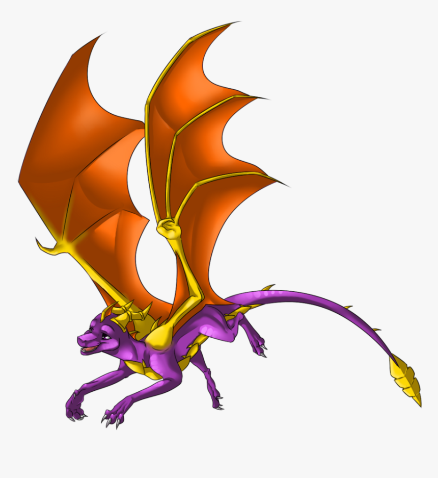 28 Collection Of Spyro The Dragon Drawing - Spyro, HD Png Download