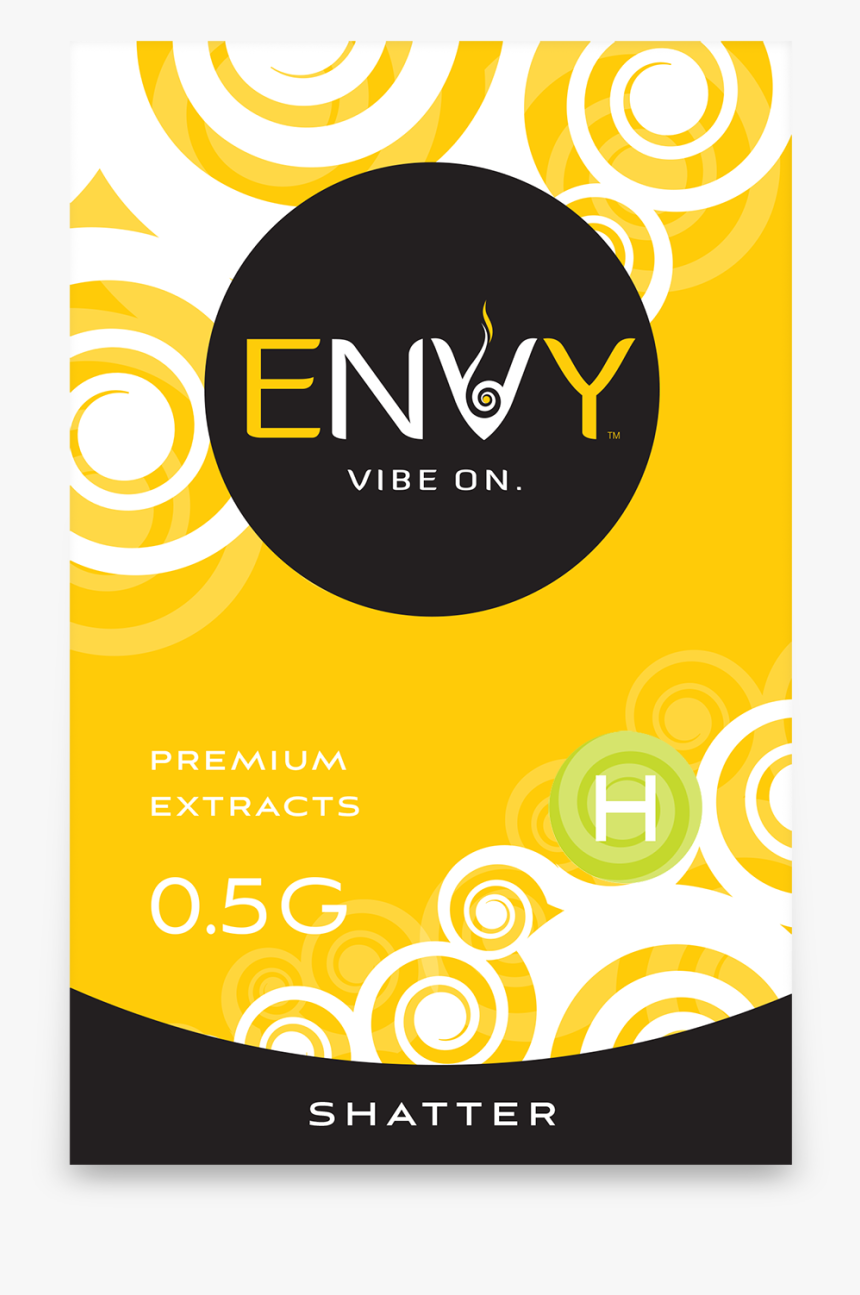 Envy Concentrates Solvent Vcdc Shatter - Envy Vape Crazy Oil Pen Cartridge, HD Png Download