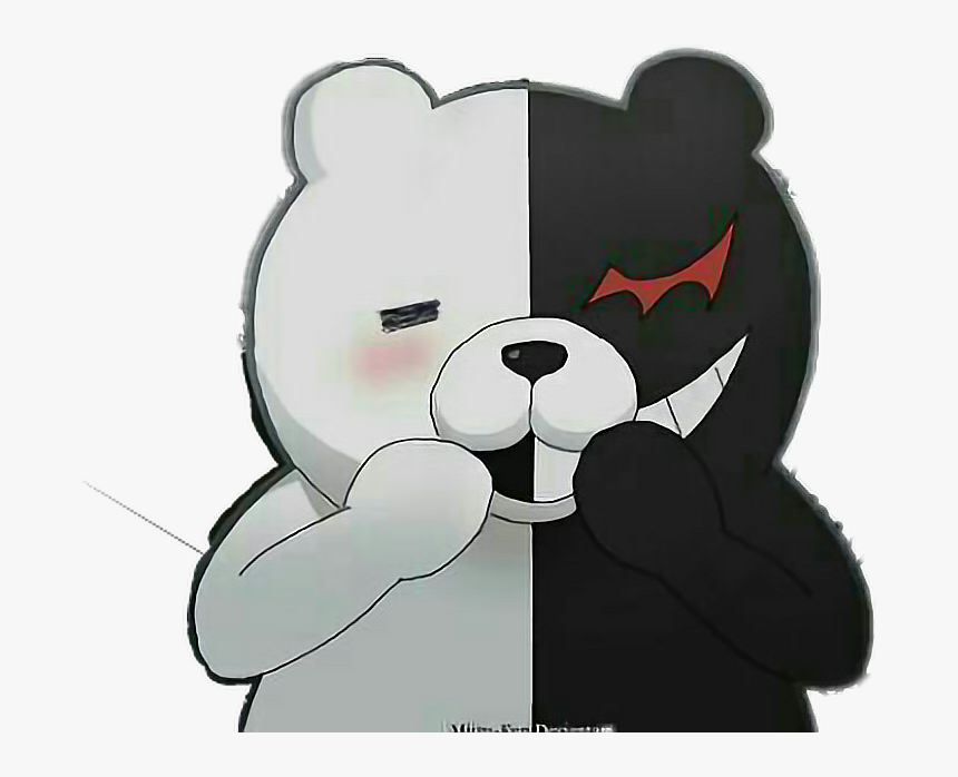 #monokuma 
#despair 
#upupu 
#bienkawaii 
#monokuma😍😍 - Monokuma Profile, HD Png Download