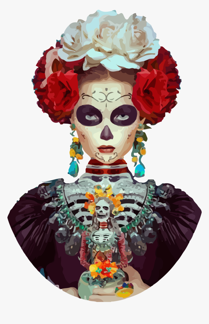 Women Day Of The Dead Png, Transparent Png