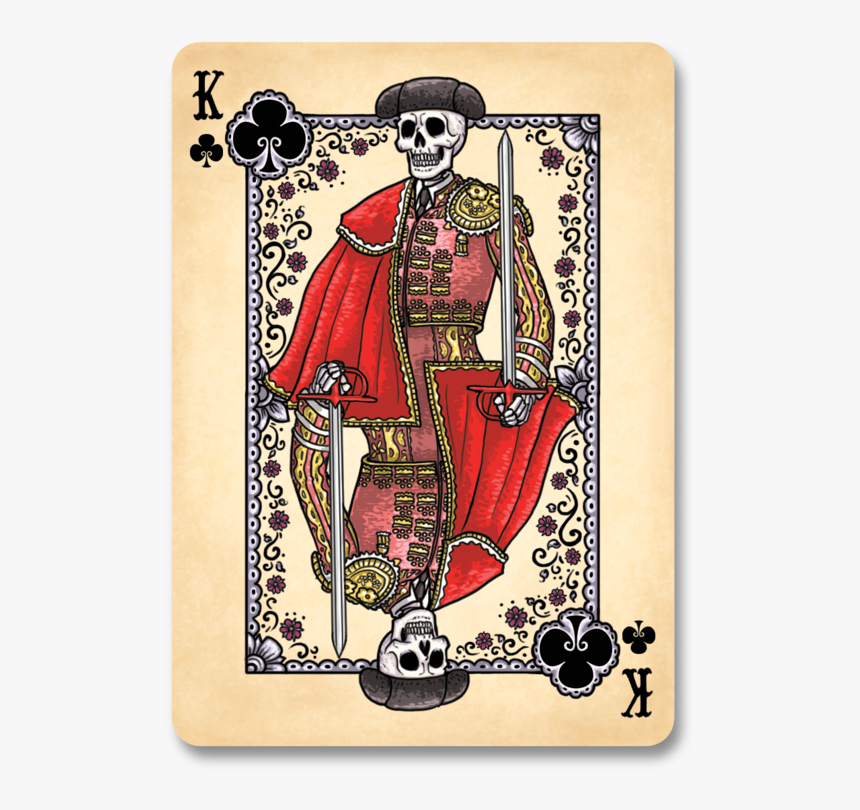 Day Of The Dead Playing Card, HD Png Download