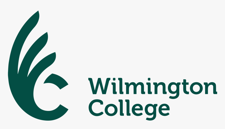 Main Logo Lockup Horizontal Dark Green - Wilmington College Logo, HD Png Download
