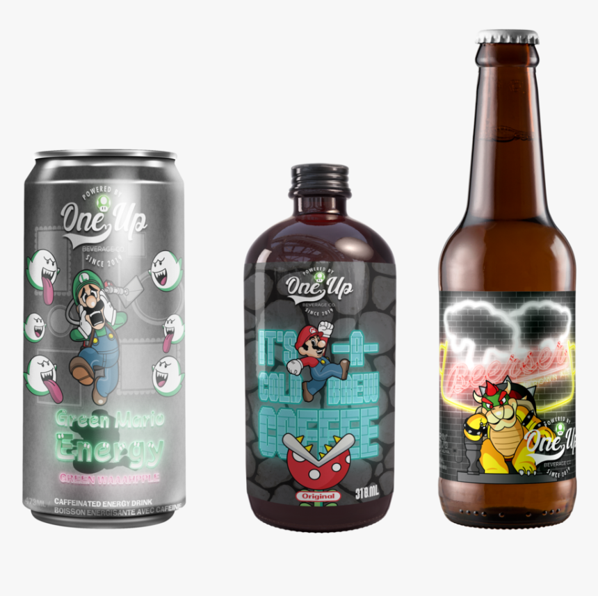 Luigi Beverage Can Mockup - Beer Bottle, HD Png Download