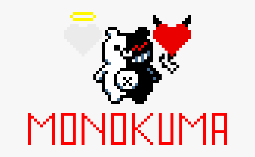 Monokuma En Pixel, HD Png Download