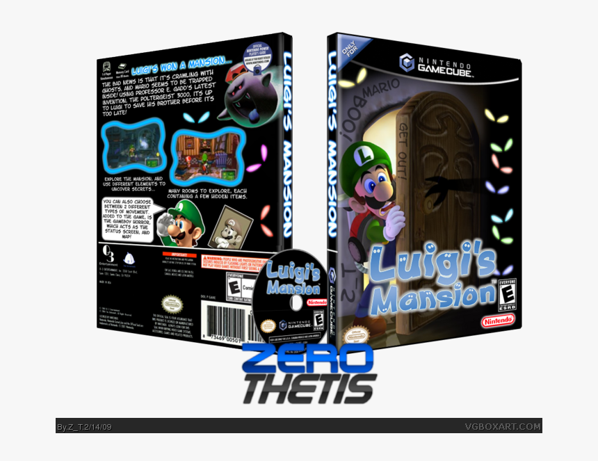 Luigi S Mansion Box Art Cover - Flyer, HD Png Download