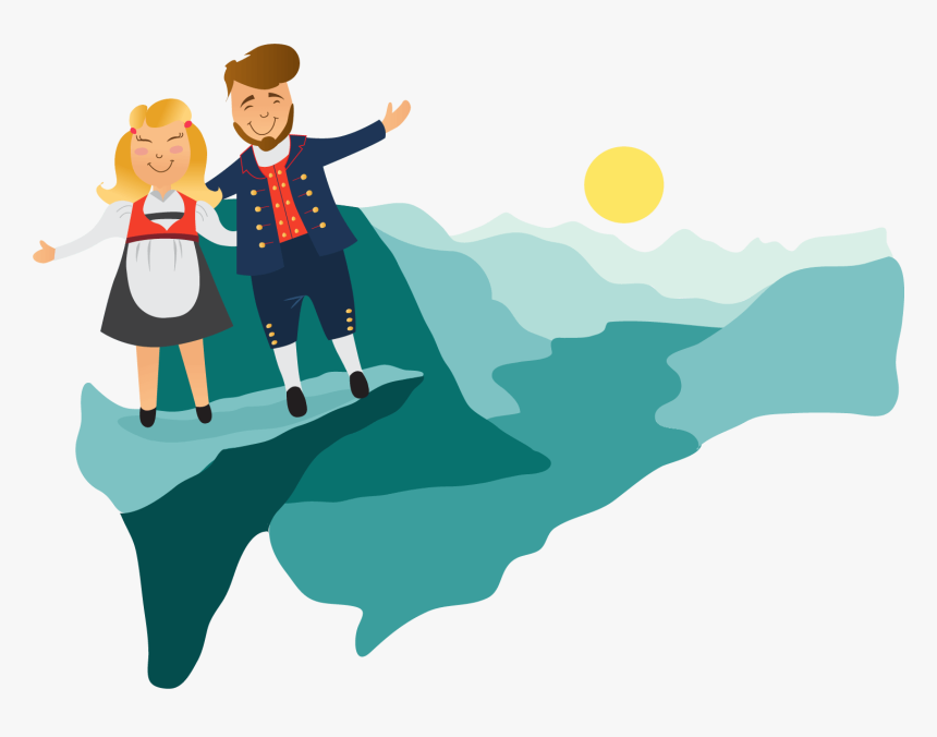 Happy Norwegians - Illustration, HD Png Download