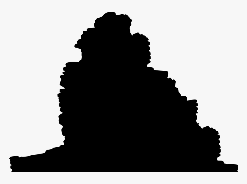Ruins Silhouette Png, Transparent Png