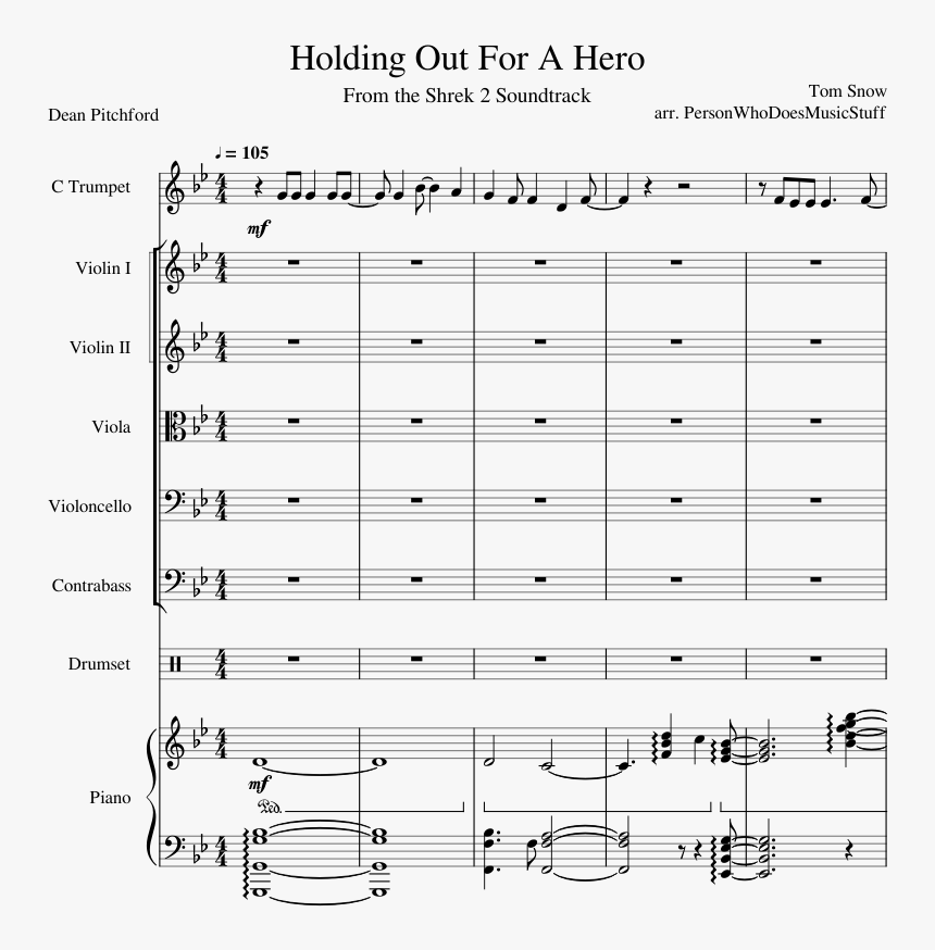 Transparent Flute Png - Miraculous Ladybug Theme Song Violin Sheet Music, Png Download