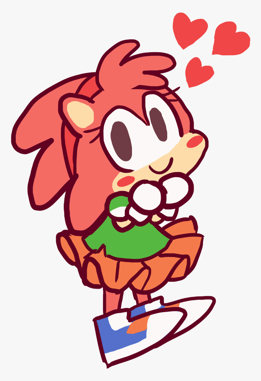 Classic, Sega, And Amy Rose Image - Cartoon, HD Png Download