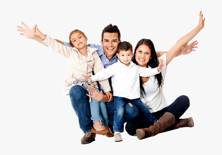 Transparent People Holding Hands Clipart - Happy Family Png, Png Download