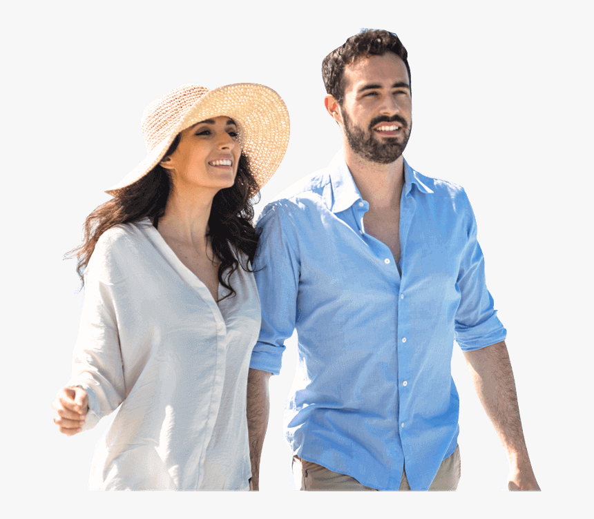 Couple Tourist Png, Transparent Png
