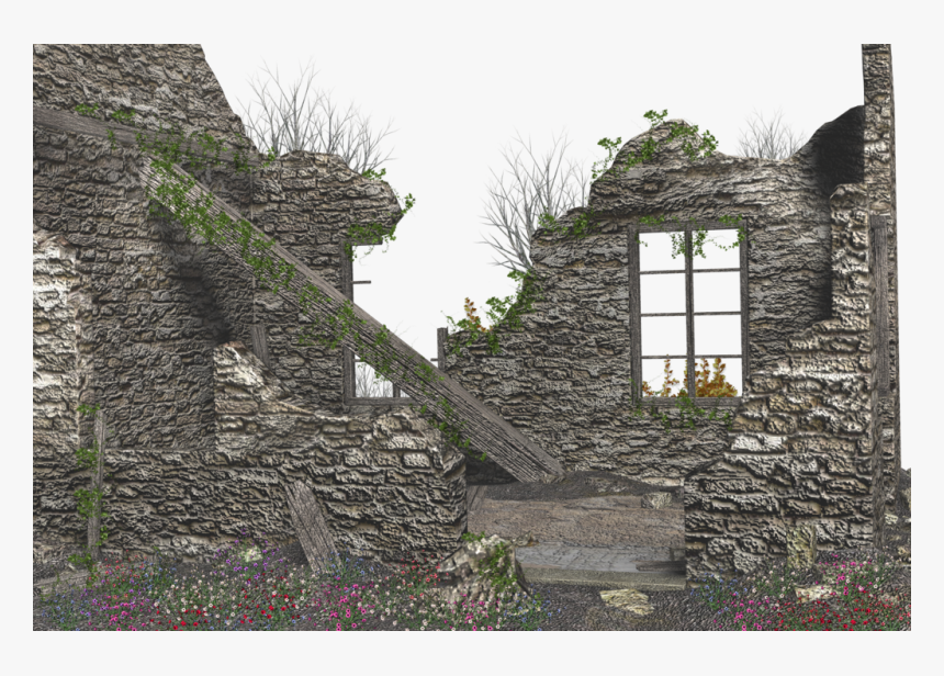 On The Desktop Wallpaper - Old Ruins Transparent Png, Png Download