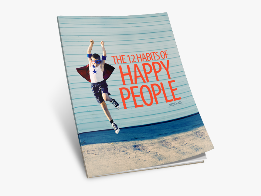 The 12 Habits Of Happy People - Running Across Finish Line, HD Png Download