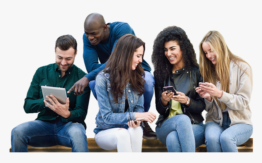 Millennials Social Media, HD Png Download