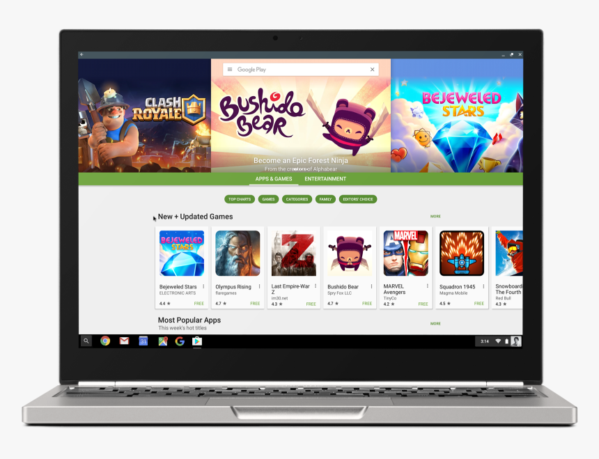 F101 Pixel2 Silver Playstore - Android Apps On Chromebook, HD Png Download